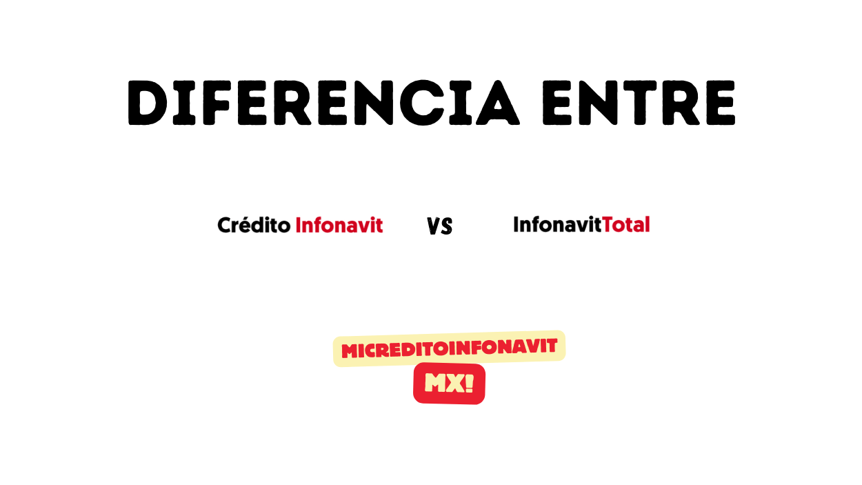 Crédito Infonavit vs Infonavit Total